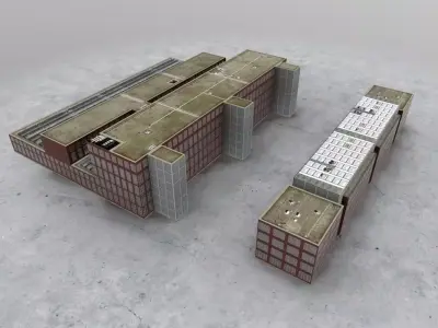 EDDF Storage 31 Low-poly 3D model