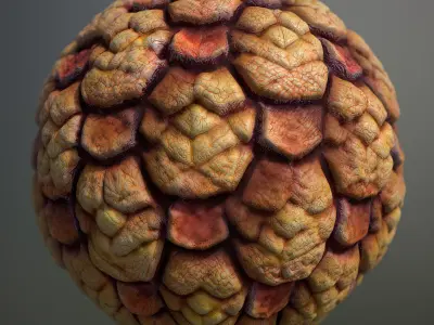 Material Skin Alien 27 Seamless PBR Texture Texture