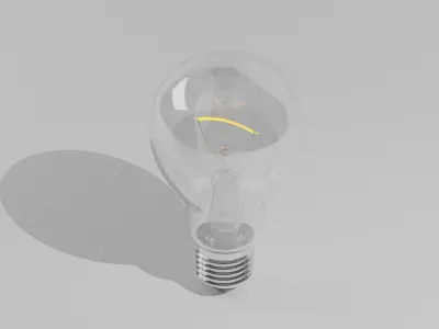 light bulb 3D model 7