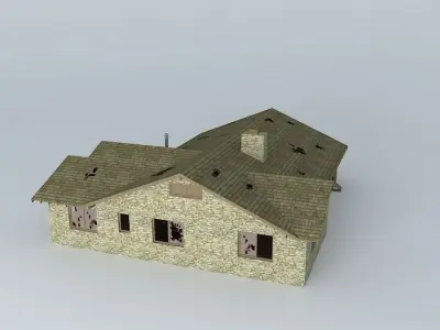 Abandoned House Free 3D model