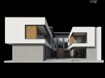 Modern Villa Design 019 3D model