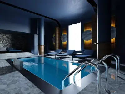 Interior - Indoor Pool - 260723 3D model