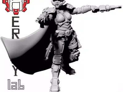 Heresylab - Sauberung Captain 3D print model