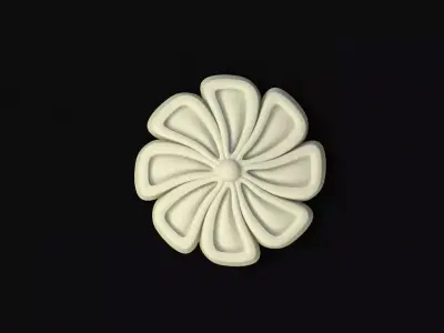 rosette dekor Free 3D model buy