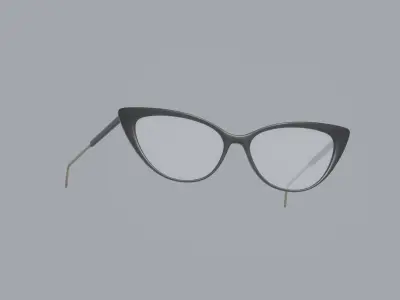 Librarian Glasses 3D model