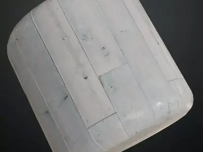 Antique Weathered Redwood Horizontal Siding PBR Texture