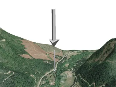 Azalea Oregon Upper Cow Creek 3D model