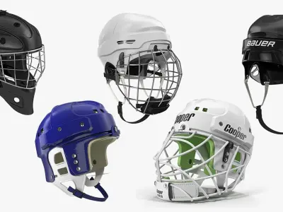  Hockey Helmets Collection 3 