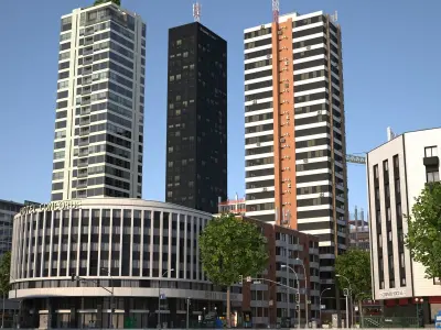 City KC9 Low-poly 3D model