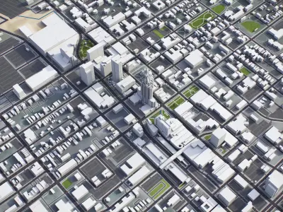 Lexington Low-poly 3D model