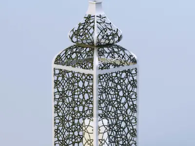 Lantern Patterned Mesh 3D model