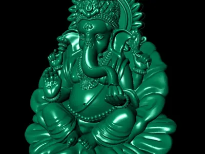 Ganesh Ji Model 06 Light Weight  Models in All Sizes  3D print model
