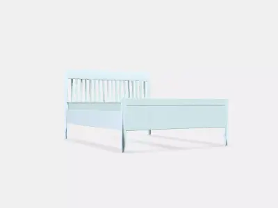 IDANAS Bed frame 2 Low-poly 3D model