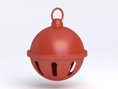 Jingle bell Red 3D model