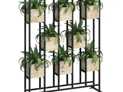 AIKO Planter Rack 3D model