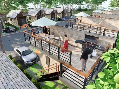 Single Bungalow 3D model