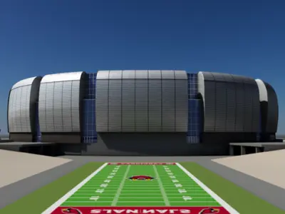 Football Stadium 3D model