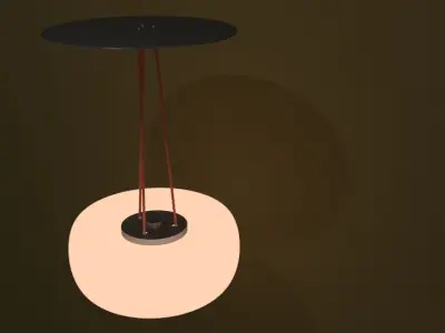 Ceiling lamp 3D model 5