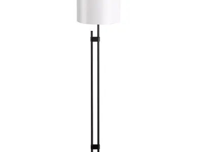 SOPORTE BLACKENED BRASS FLOOR LAMP 3D model