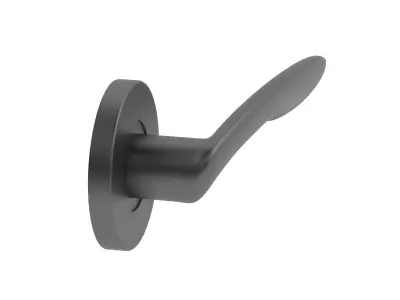 Urfic President Door Handle Matt Black 3D model