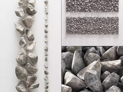 Ice Stone Rock 3D model