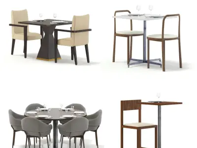 Restaurant Equipment Set 3D model