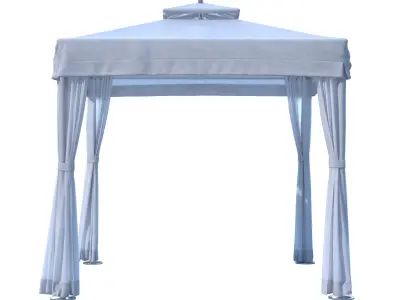 RH TUUCI  ATLANTIS PAVILION CABANA 3D model