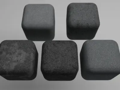 Concrete Materials Pack 2 for C4D R20 3D model