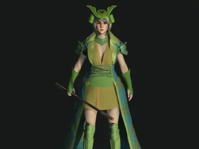 AAA 3D FANTASY REALISTIC CHARACTER - BEAUTIFUL JAPANESE QUEEN