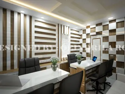 OFFICE INTERIOR WORK  3D model