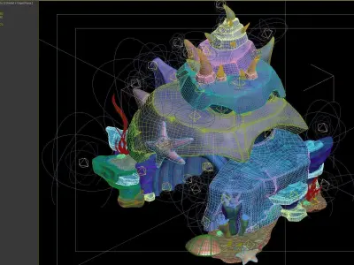 shell house 3D model purchase