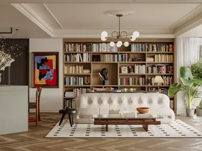 apartment interior scenes  3D model shop