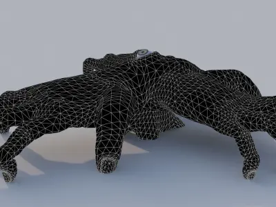 Grotesque Hand Monster 3D model