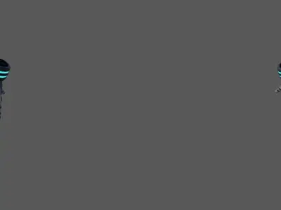 Tech Hands  PBR Low-poly 3D model