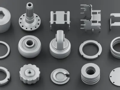 Hard Surface KitBash Volume 3 3D model