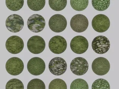 Grass and Moss Textures Texture