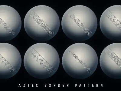 100 Aztec Border Patterns Texture