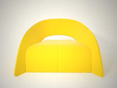 09 YELLER CHAIR 3D model