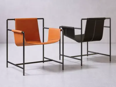 MingS Heart Armchair 3D model