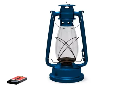 Kerosene Lantern Free low-poly 3D model