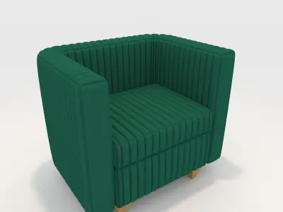 Collection Sofa 1 Seater 5 3D Model Pack