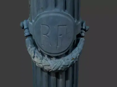 RESPULIC france  Low-poly 3D model