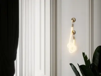 Wavelength Solo Quartz Small by Luke Lamp Co 3D model