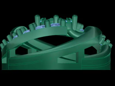 light weight Earring-27 3D print model purchase