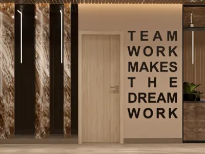 modern meeting room 3d model 3D model