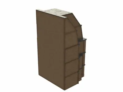 Haussmannien building 2 3D model