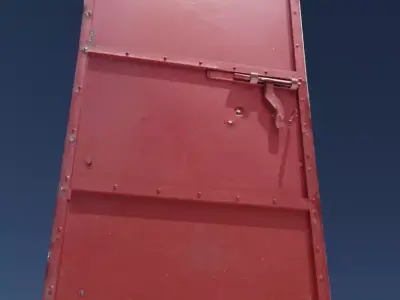 OldDoor door on sky Free 3D model