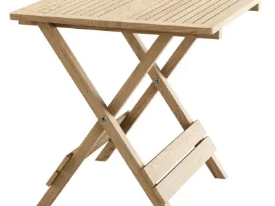 Outdoor Folding Side Table FB11  Low-poly 3D model
