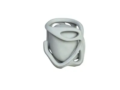 SciFi Shape Object Low Poly Low-poly 3D model