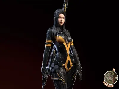 Tachy Stellar Blade Fanart 3D print model